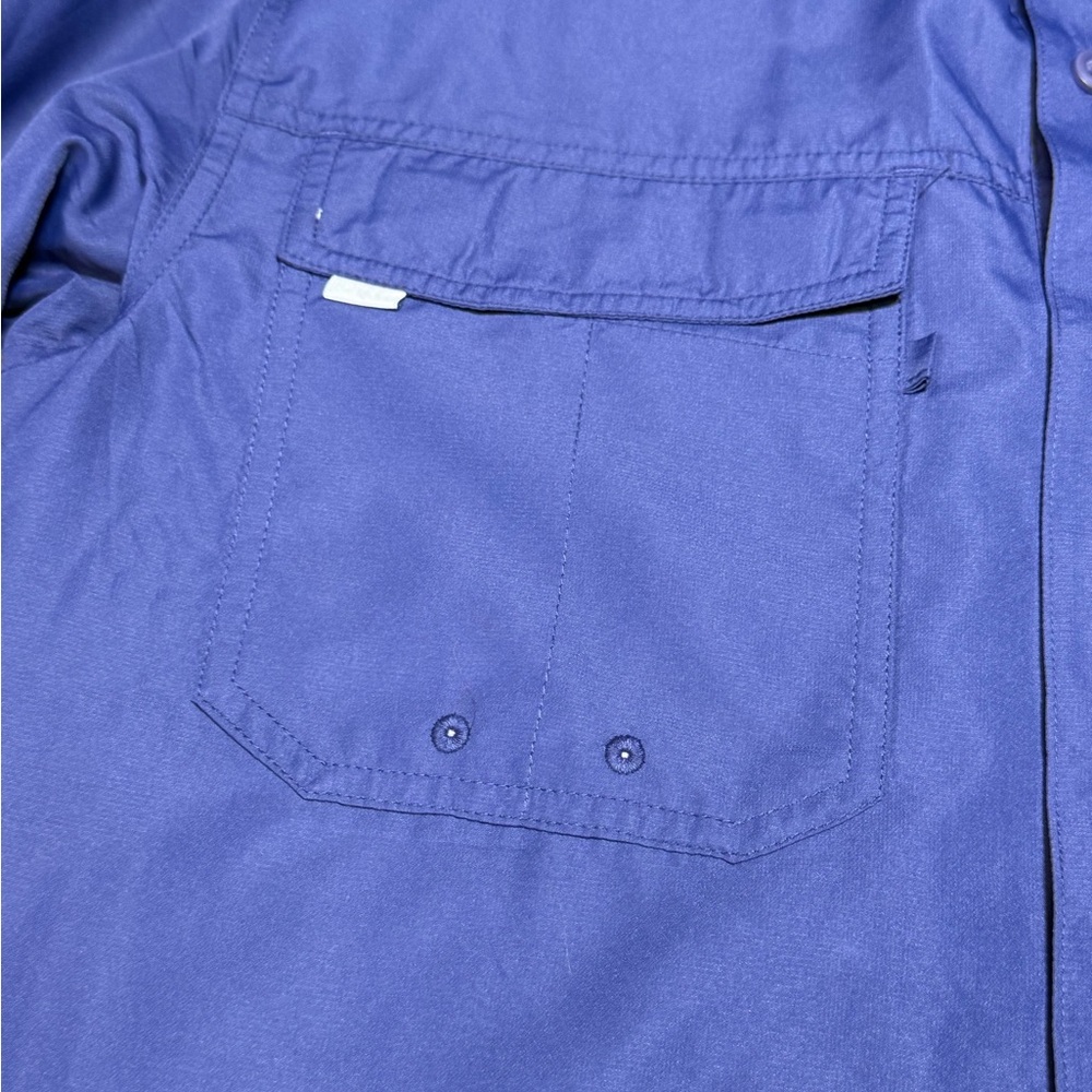 Realtree Men's Fishing Deep Blue Button-Down Shirt - Picture 4 of 8